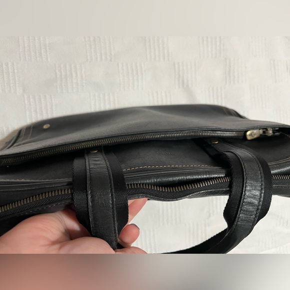 MCM leather document bag / laptop bag / soft briefcase - Picture 4 of 16